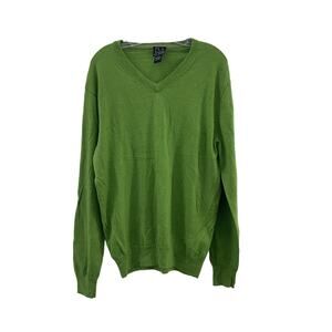 Jos. A. Bank Green V-Neck Sweater